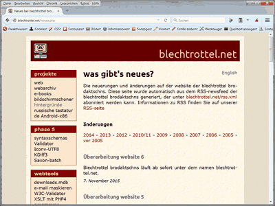 blechtrottel.net von 2015 bis 2020