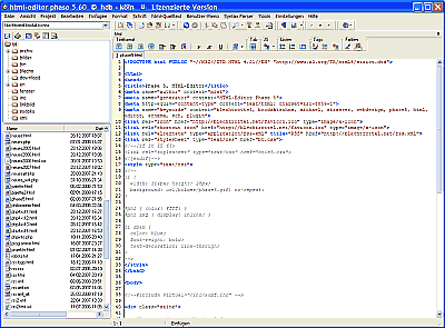 Der html-editor phase5